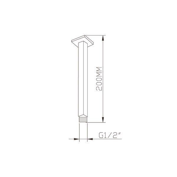 Przyłącze do prysznica z mosiądzu w kolorze srebra z połyskiem – Sapho-image-1