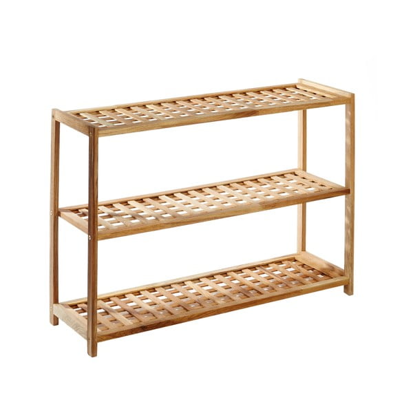 Szafka na buty z litego drewna orzechowego w naturalnym kolorze – Premier Housewares