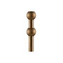 Metalowy wazon w kolorze brązu (wysokość 10 cm) Nagel – STOFF Nagel