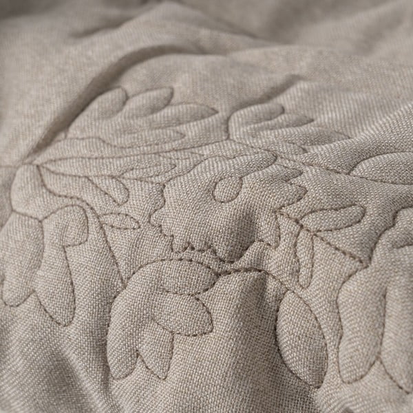 Szarobrązowa narzuta pikowana 240x260 cm – Ixia-image-2