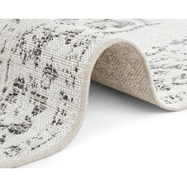 Szaro-kremowy dywan odpowiedni na zewnątrz NORTHRUGS Tilos, 200x290 cm-image-2