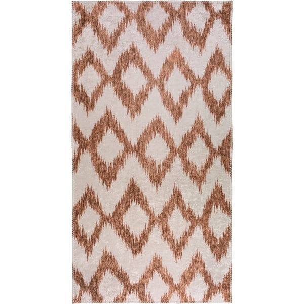 Biało-pomarańczowy dywan odpowiedni do prania 160x230 cm – Vitaus