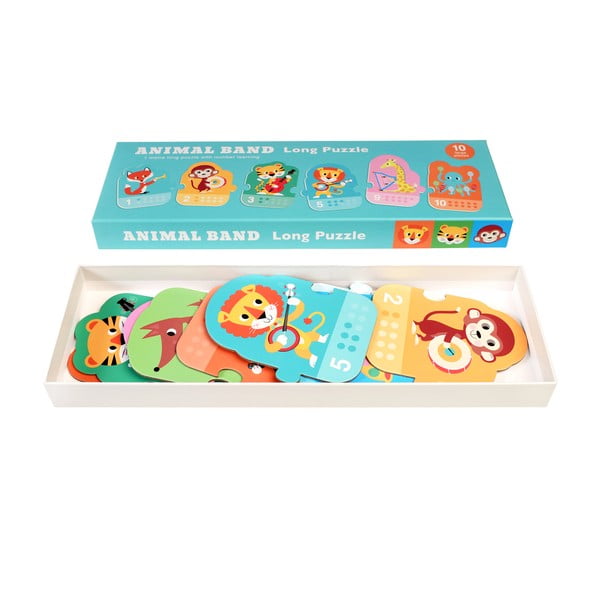 Puzzle (liczba elementów 10) Animal Band – Rex London-image-2