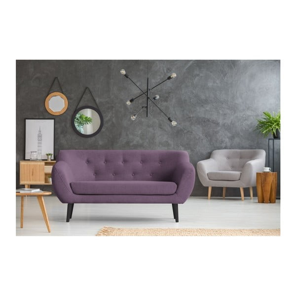 Fioletowa sofa Mazzini Sofas Piemont, 158 cm-image-4