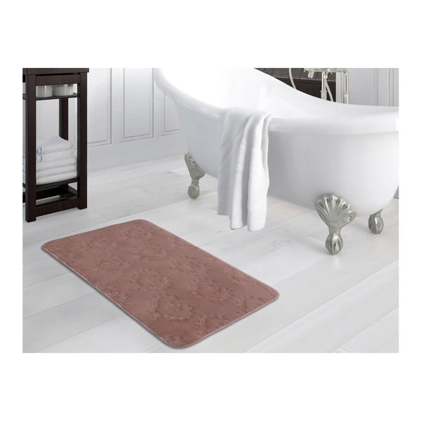 Ciemnoróżowy dywanik łazienkowy Nala, 70x110 cm