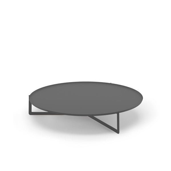 Grafitowy stolik MEME Design Round, Ø 120 cm