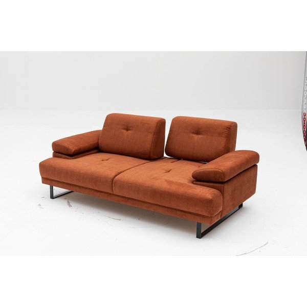 Pomarańczowa sofa 199 cm Mustang – Balcab Home-image-4