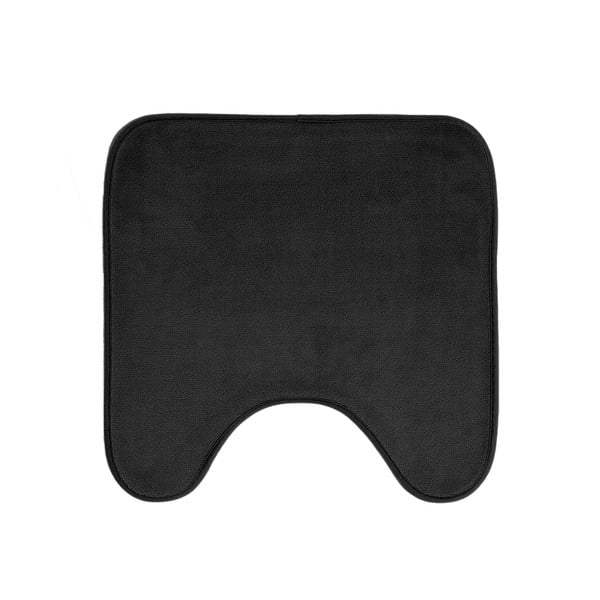 Czarny dywanik łazienkowy do WC 45x45 cm Vitamine – douceur d'intérieur