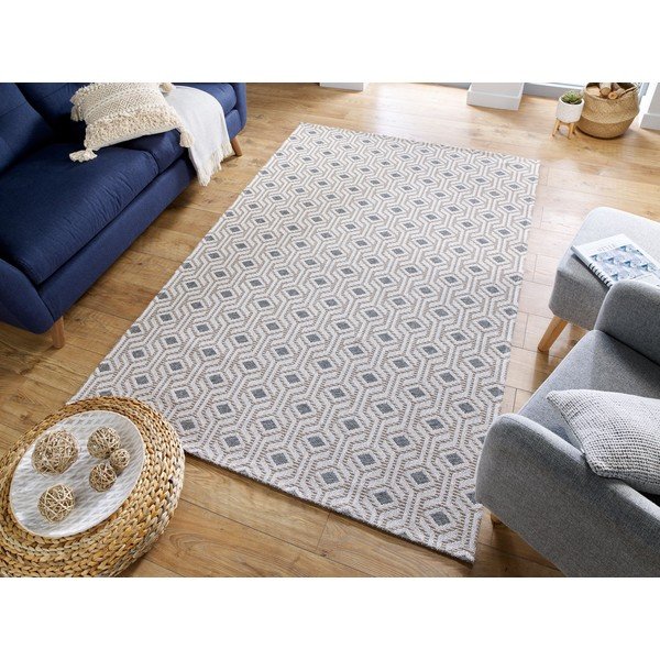 Beżowo-szary dywan bawełniany Flair Rugs Bombax, 114x170 cm-image-4