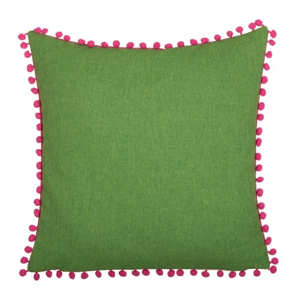 Zielono-różowa dwustronna poduszka Kate Louise Munie, 45x45 cm