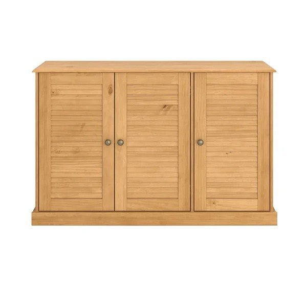 Komoda z litego drewna sosnowego w jasnym naturalnym kolorze 125x80x38 cm Edith – Støraa