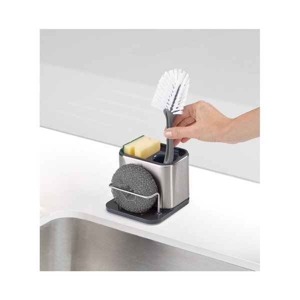 Stojak ze stali nierdzewnej na środki czystości Joseph Joseph Tidy, 12x12,8 cm-image-1