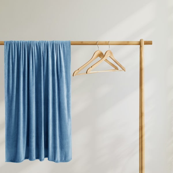 Ciemnoniebieski koc z mikrowłókna DecoKing Mic, 160x210 cm-image-4