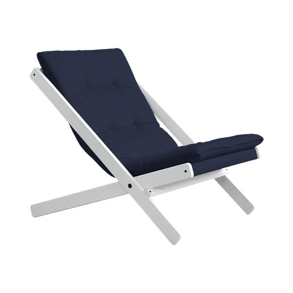 Fotel rozkładany Karup Design Boogie White/Navy