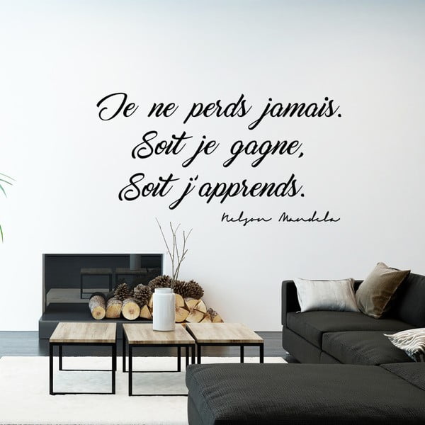 Naklejka z francuskim tekstem Ambiance Je Ne Perds, 50x100 cm