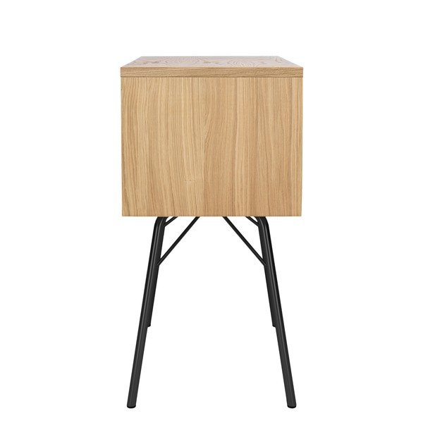 Naturalna szafka nocna w dekorze dębu Rayburn – Woodman-image-4