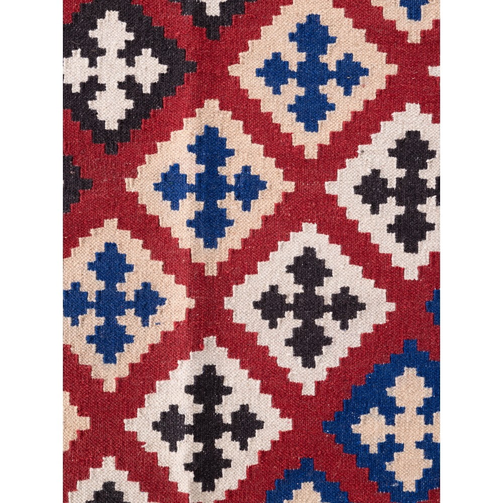 Czerwony wełniany dywan dwustronny tkany ręcznie 160x230 cm Kamal Rami – Nouristan (zdjęcie 9)