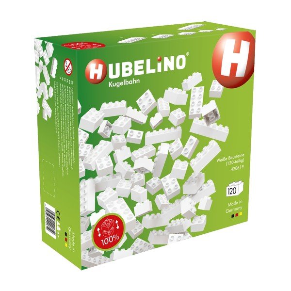 Zestaw klocków do budowy toru kulkowego Hubelino Snow, 120 szt.-image-4
