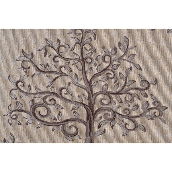 Brązowo-beżowa zasłona 140x260 cm Erinn – Mendola Fabrics-image-4