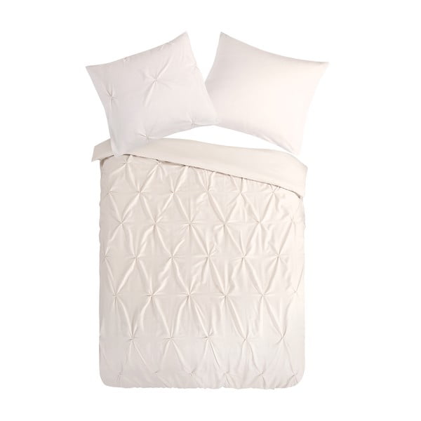 Kremowa pościel jednoosobowa z mikrowłókna 140x220 cm Pure Elegance – Good Morning