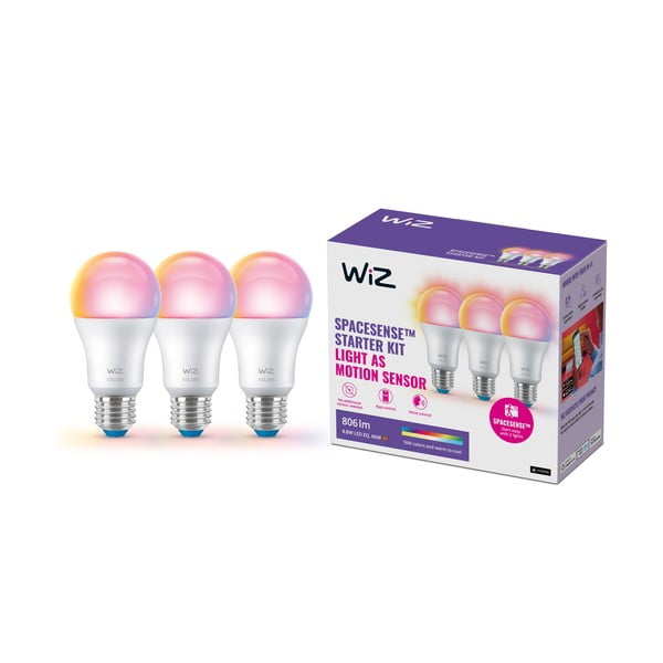 Inteligentne żarówki LED z gwintem E27 zestaw 3 szt., 9 W – WiZ-image-3