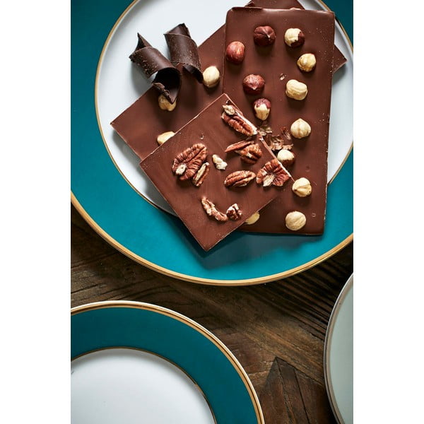 Morski porcelanowy talerzyk deserowy ø 20,5 cm Ginger – Côté Table-image-2