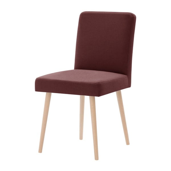 Ceglaste krzesło z brązowymi nogami Ted Lapidus Maison Fragrance