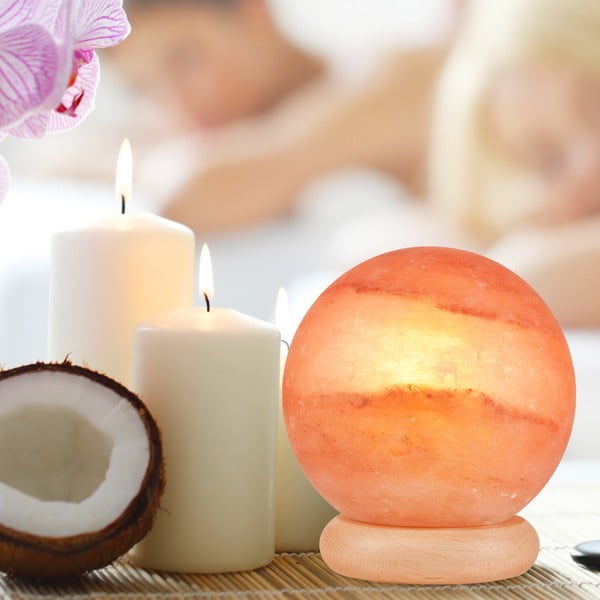 Pomarańczowa lampa solna, wys. 16 cm Sally – LAMKUR-image-2