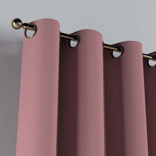 Różowa zasłona 260x130 cm Cotton Story – Yellow Tipi-image-3