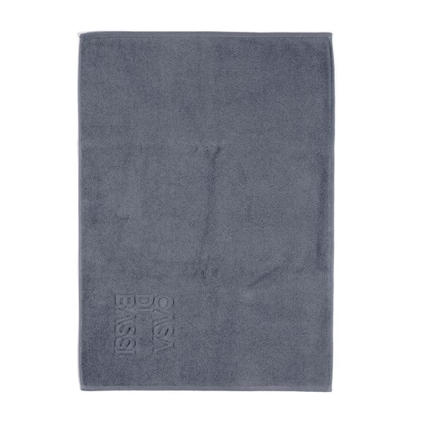 Ciemnoszary dywanik łazienkowy z bawełny Casa Di Bassi Basic, 50x70 cm