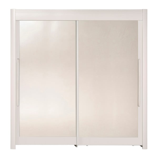 Biała szafa z przesuwnymi drzwiami Parisot Adorlée, szer. 200 cm
