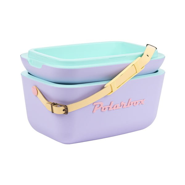 Fioletowy pojemnik chłodzący 12 l Classic Rainbow – Polarbox-image-3
