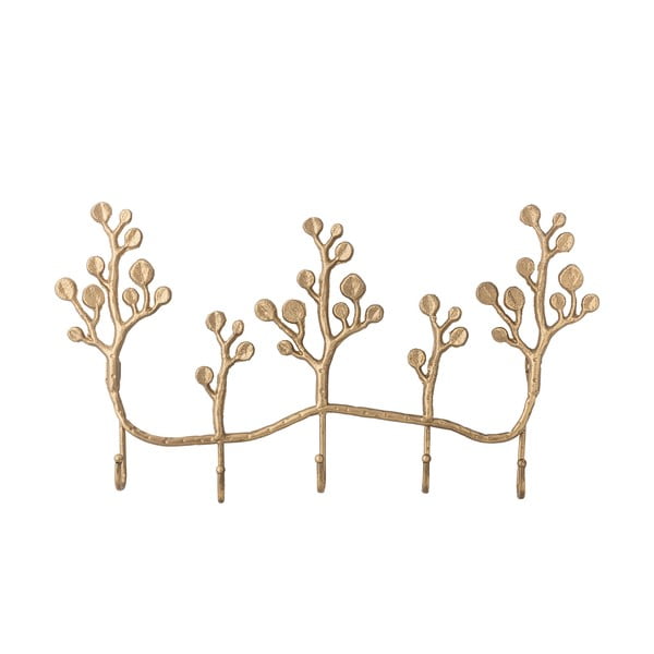 Metalowy wieszak ścienny w kolorze złota 57 cm Padova – Bloomingville