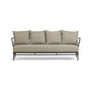 Beżowa sofa ogrodowa z metalową konstrukcją Kave Home Mareluz