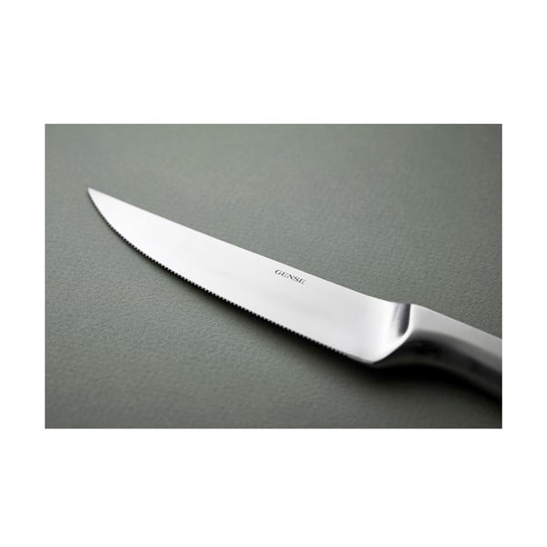 Sztućce 4 szt. ze stali nierdzewnej w kolorze srebra Norm – Gense-image-4