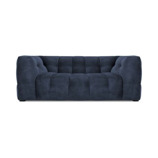 Niebieska aksamitna sofa Windsor & Co Sofas Vesta, 208 cm