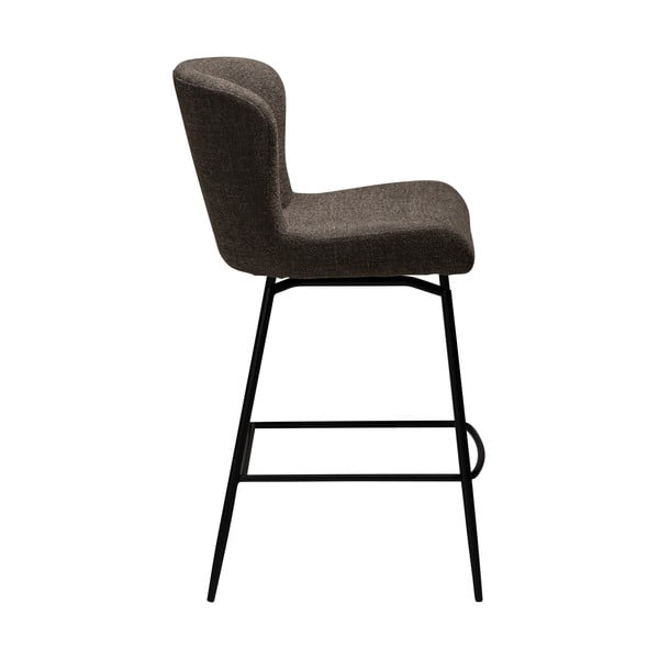 Brązowy tapicerowany hoker (wysokość siedziska 67,5 cm) Glam – DAN-FORM Denmark-image-1