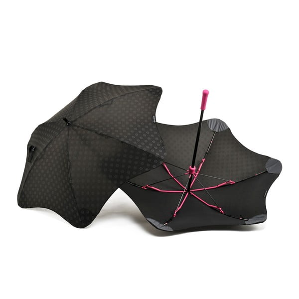 Super wytrzymały parasol Blunt Mini+ z odblaskowym pokryciem, różowy