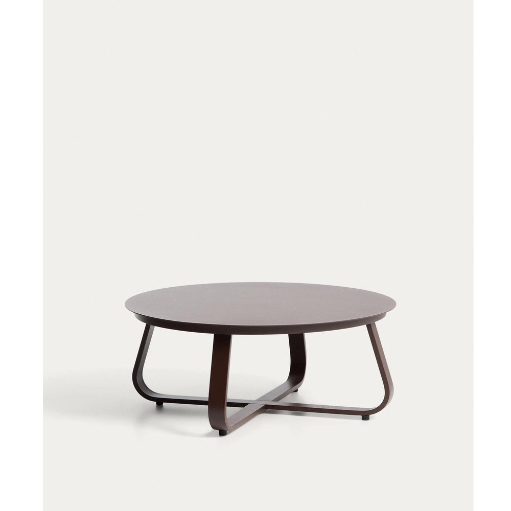 Metalowy okrągły stolik ogrodowy ø 80 cm Tamaris – Kave Home