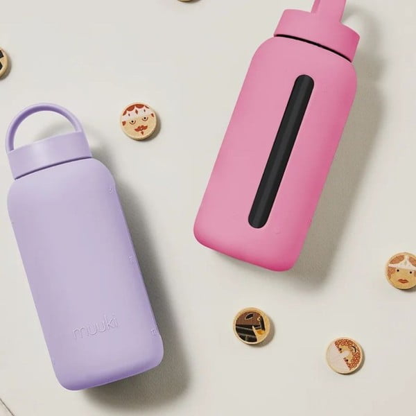 Różowa butelka podróżna 720 ml Flamingo Pink – Muuki-image-3