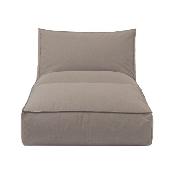 Brązowy tapicerowany leżak ogrodowy Blomus Stay