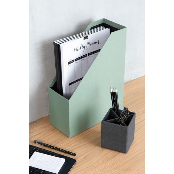 Kartonowy organizer na dokumenty Estelle Canvas Paper Laminate – Bigso-image-2