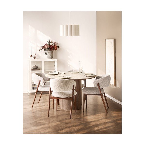 Okrągły stół z ceramicznym blatem ø 120 cm Delphi – House Nordic-image-2