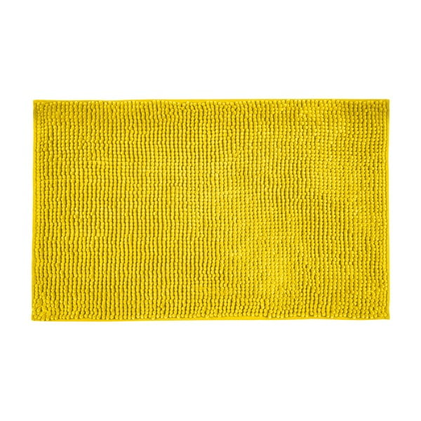 Żółty tekstylny dywanik łazienkowy 50x80 cm Chenille – Allstar