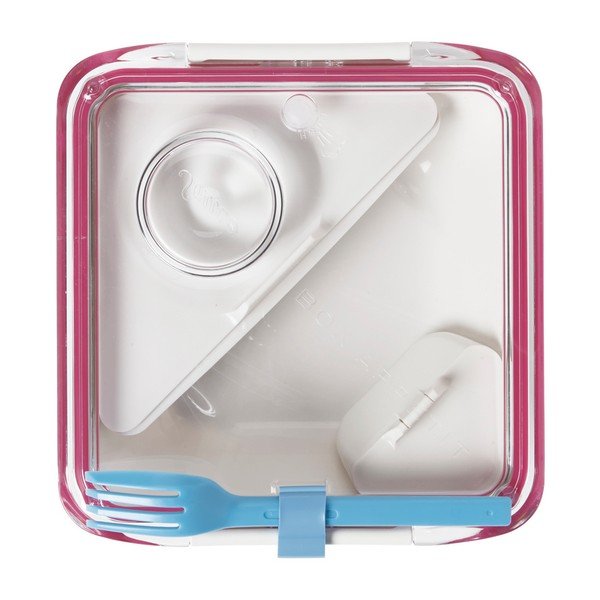 Różowy pojemnik na lunch Black + Blum Apetit, 880 ml-image-1