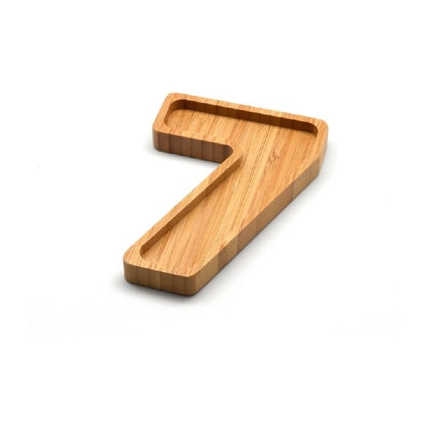 Bambusowy talerzyk do serwowania Bambum Numero Seven