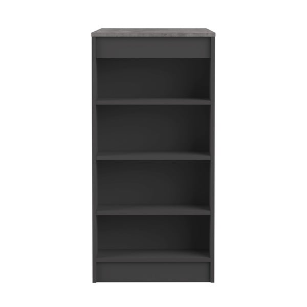 Stolik barowy z blatem w dekorze betonu 50x115 cm Aravis – TemaHome-image-2