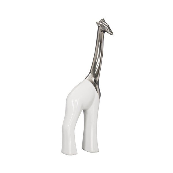 Biała ceramiczna figurka dekoracyjna Mauro Ferretti Giraffa, wysokość 35 cm-image-4