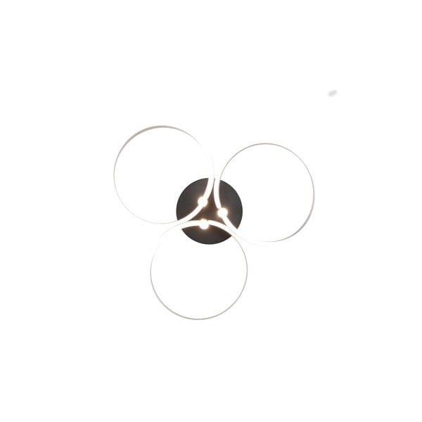 Lampa sufitowa LED w czarno-srebrnym kolorze ze ściemniaczem Caruso – Trio-image-4