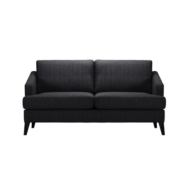 Czarna sofa trzyosobowa Guy Laroche Muse